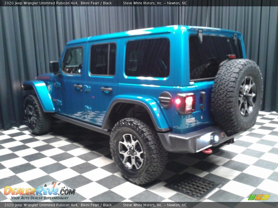 2020 Jeep Wrangler Unlimited Rubicon 4x4 Bikini Pearl / Black Photo #8