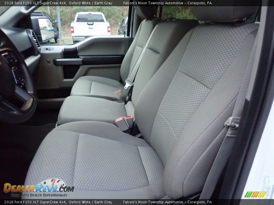 2018 Ford F150 XLT SuperCrew 4x4 Oxford White / Earth Gray Photo #15
