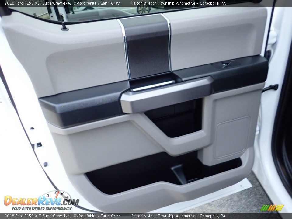 2018 Ford F150 XLT SuperCrew 4x4 Oxford White / Earth Gray Photo #18