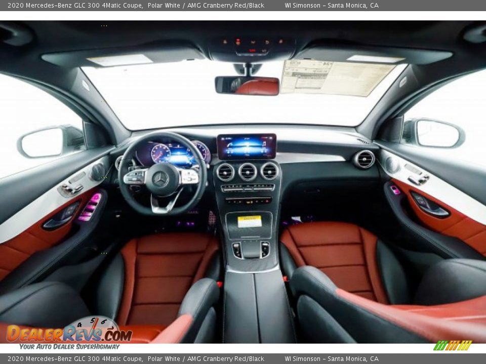 AMG Cranberry Red/Black Interior - 2020 Mercedes-Benz GLC 300 4Matic Coupe Photo #10