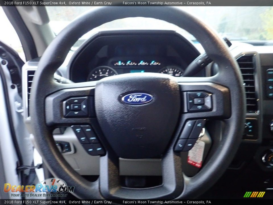 2018 Ford F150 XLT SuperCrew 4x4 Oxford White / Earth Gray Photo #20