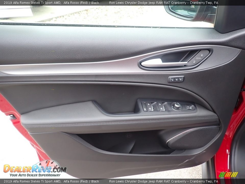 2019 Alfa Romeo Stelvio Ti Sport AWD Alfa Rosso (Red) / Black Photo #18
