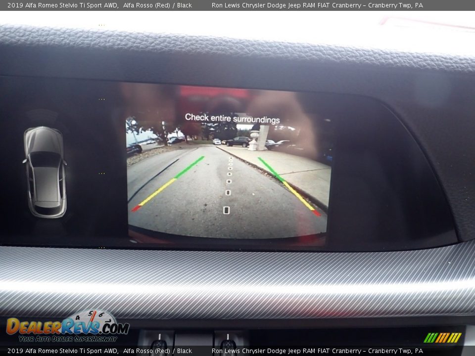 2019 Alfa Romeo Stelvio Ti Sport AWD Alfa Rosso (Red) / Black Photo #21