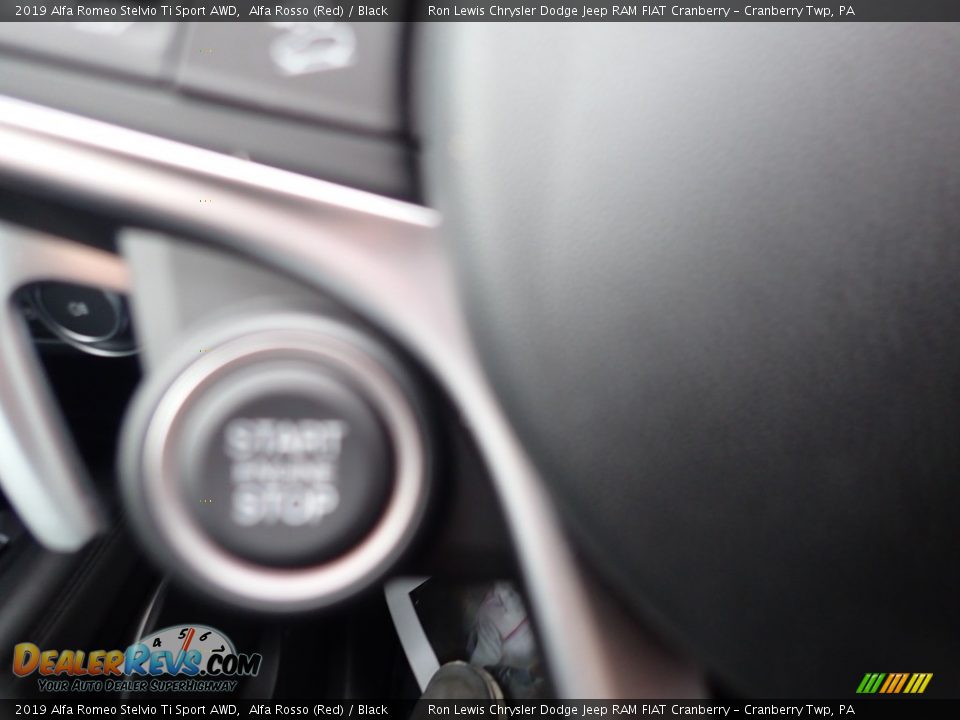 2019 Alfa Romeo Stelvio Ti Sport AWD Alfa Rosso (Red) / Black Photo #24
