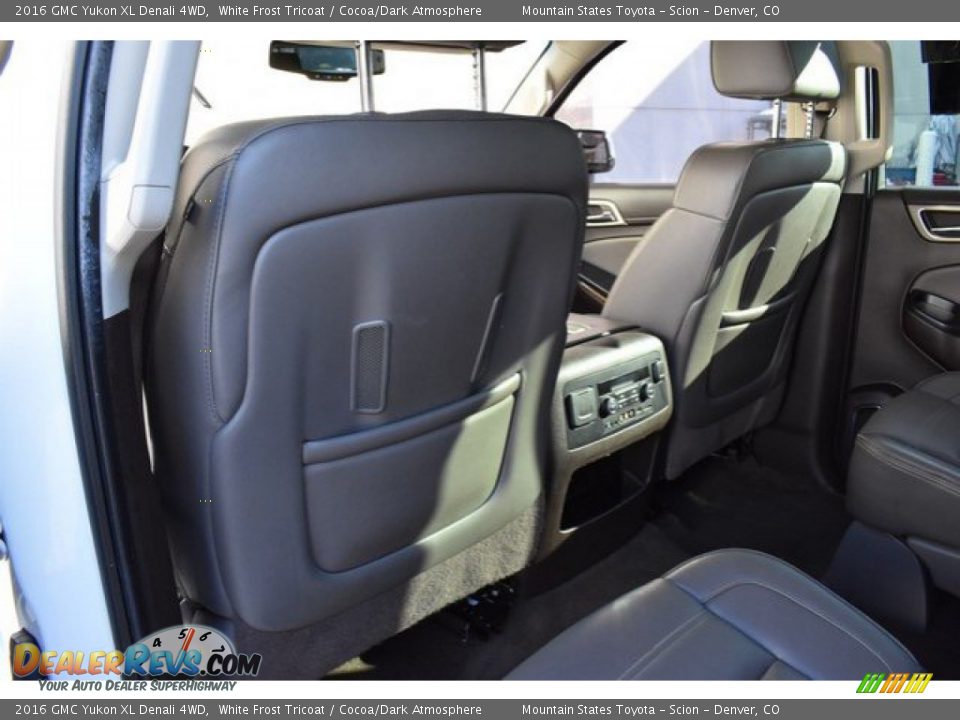 2016 GMC Yukon XL Denali 4WD White Frost Tricoat / Cocoa/Dark Atmosphere Photo #20