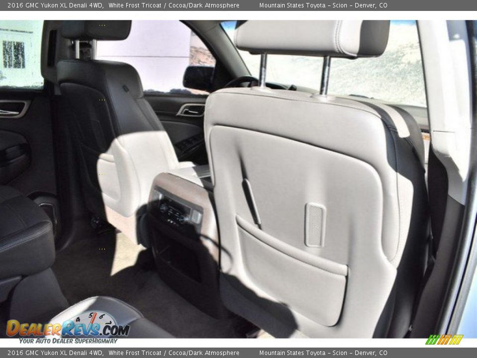 2016 GMC Yukon XL Denali 4WD White Frost Tricoat / Cocoa/Dark Atmosphere Photo #21