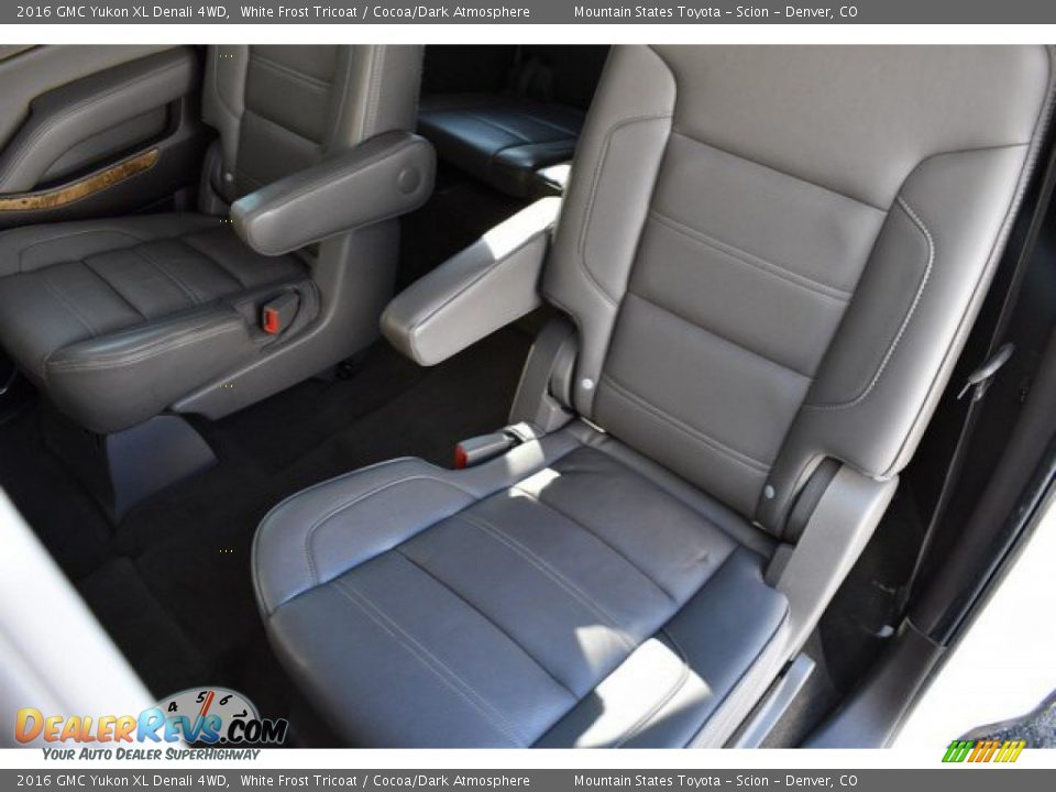2016 GMC Yukon XL Denali 4WD White Frost Tricoat / Cocoa/Dark Atmosphere Photo #22