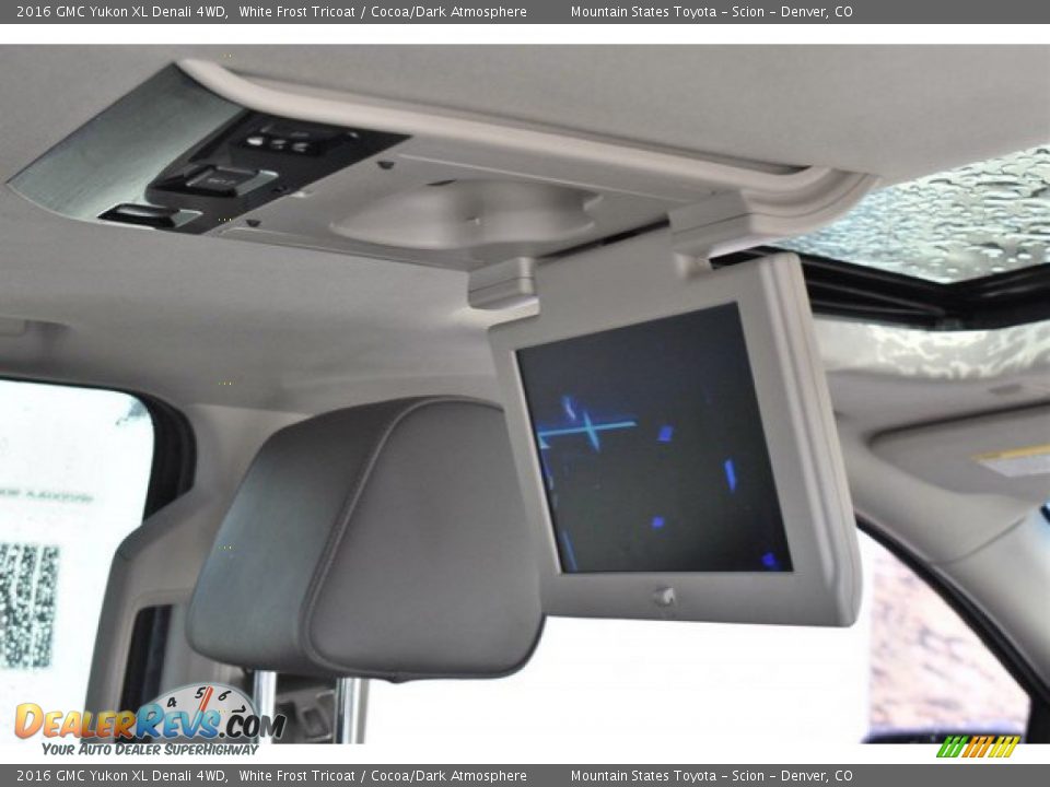 2016 GMC Yukon XL Denali 4WD White Frost Tricoat / Cocoa/Dark Atmosphere Photo #23