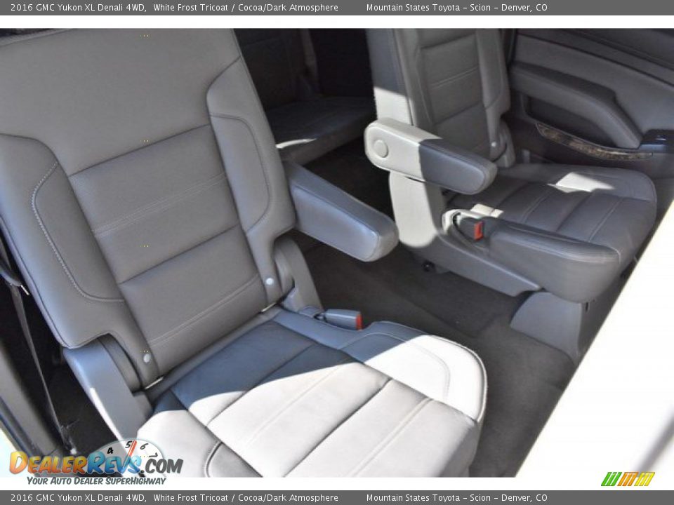 2016 GMC Yukon XL Denali 4WD White Frost Tricoat / Cocoa/Dark Atmosphere Photo #24