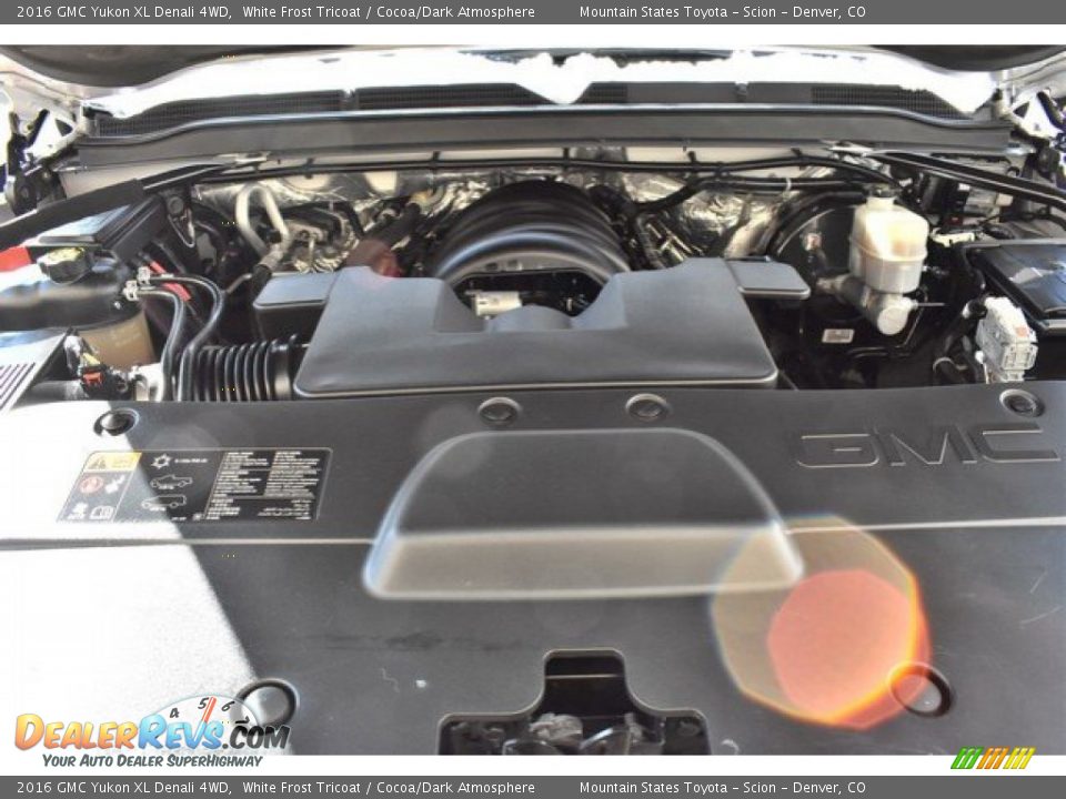 2016 GMC Yukon XL Denali 4WD White Frost Tricoat / Cocoa/Dark Atmosphere Photo #30