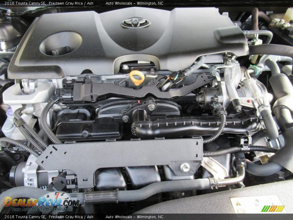 2018 Toyota Camry SE Predawn Gray Mica / Ash Photo #6