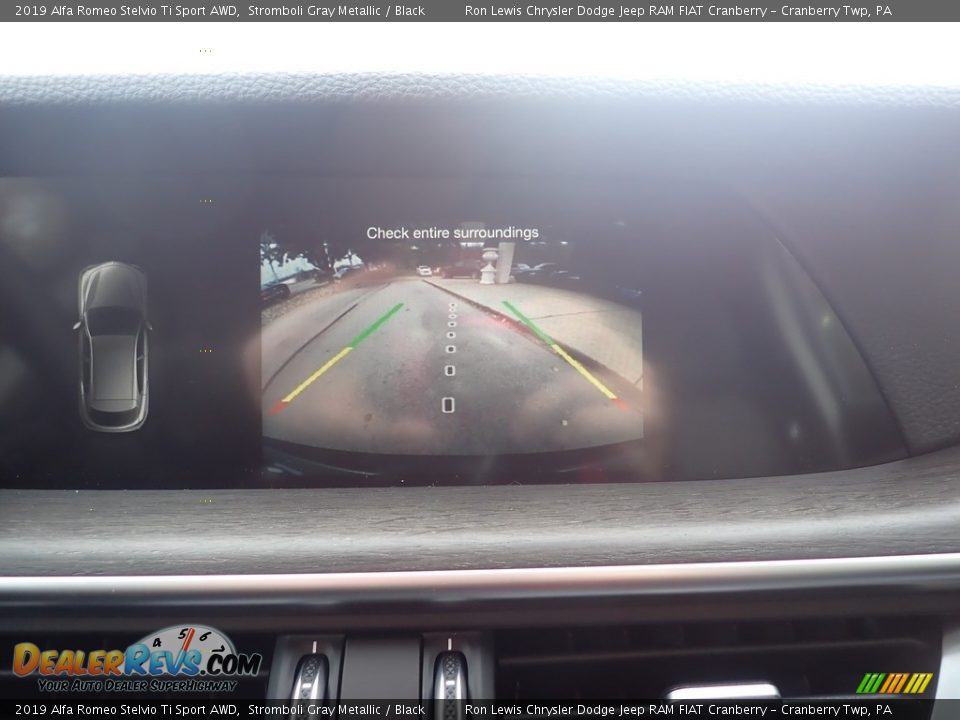 2019 Alfa Romeo Stelvio Ti Sport AWD Stromboli Gray Metallic / Black Photo #18