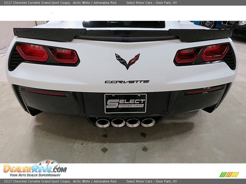 2017 Chevrolet Corvette Grand Sport Coupe Arctic White / Adrenaline Red Photo #7