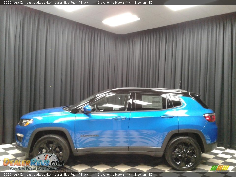 2020 Jeep Compass Latitude 4x4 Laser Blue Pearl / Black Photo #1
