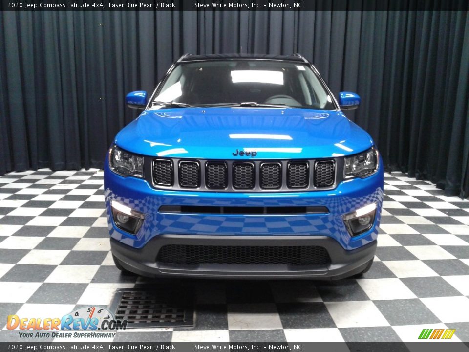 2020 Jeep Compass Latitude 4x4 Laser Blue Pearl / Black Photo #3