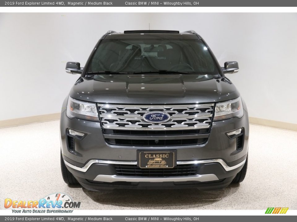 2019 Ford Explorer Limited 4WD Magnetic / Medium Black Photo #2