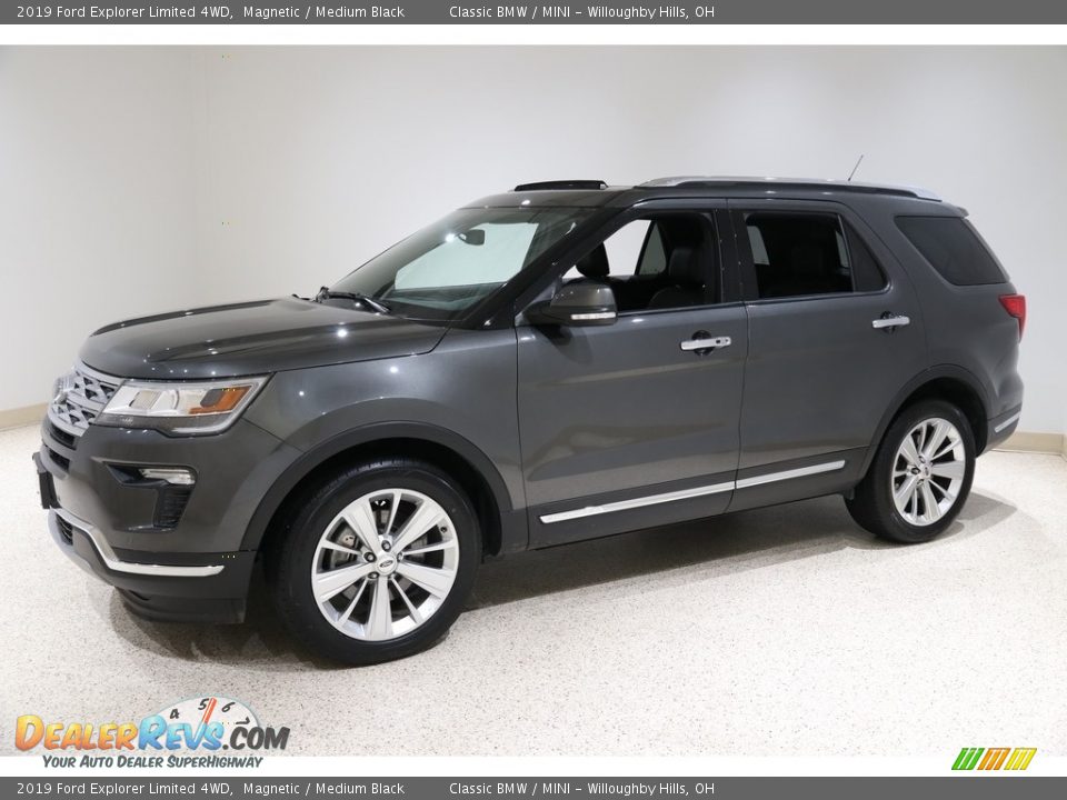 2019 Ford Explorer Limited 4WD Magnetic / Medium Black Photo #3