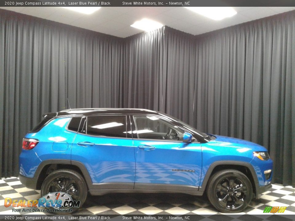 2020 Jeep Compass Latitude 4x4 Laser Blue Pearl / Black Photo #5