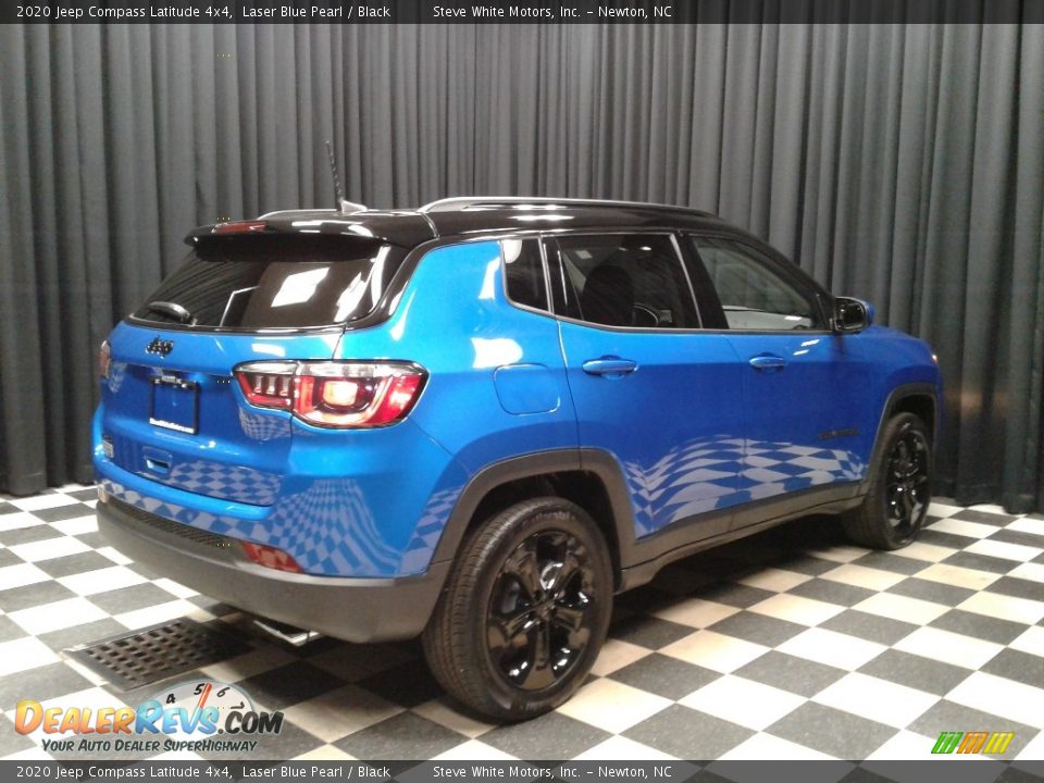2020 Jeep Compass Latitude 4x4 Laser Blue Pearl / Black Photo #6