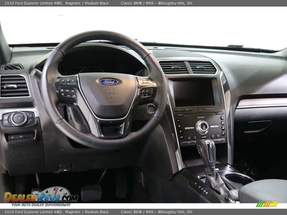 2019 Ford Explorer Limited 4WD Magnetic / Medium Black Photo #6