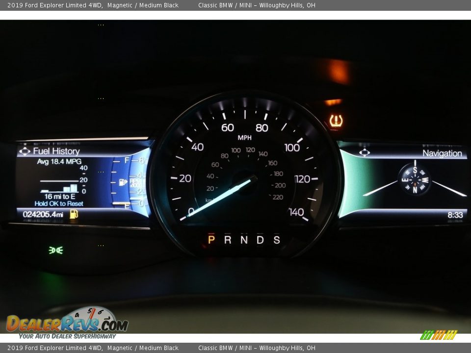 2019 Ford Explorer Limited 4WD Magnetic / Medium Black Photo #8