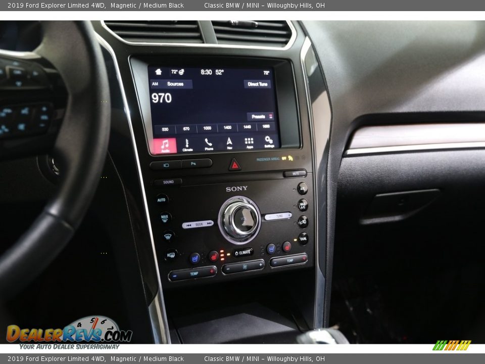 2019 Ford Explorer Limited 4WD Magnetic / Medium Black Photo #9
