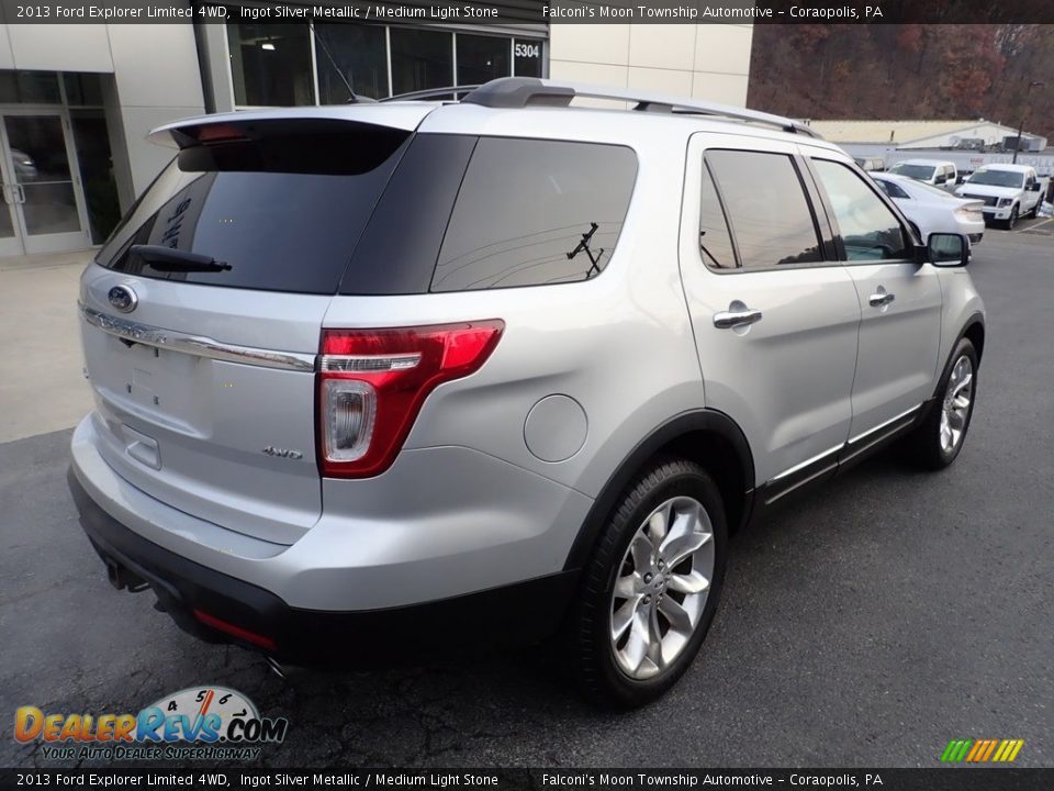 2013 Ford Explorer Limited 4WD Ingot Silver Metallic / Medium Light Stone Photo #2