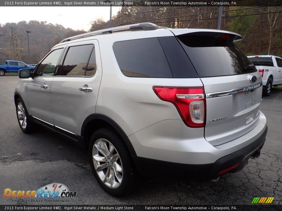 2013 Ford Explorer Limited 4WD Ingot Silver Metallic / Medium Light Stone Photo #4