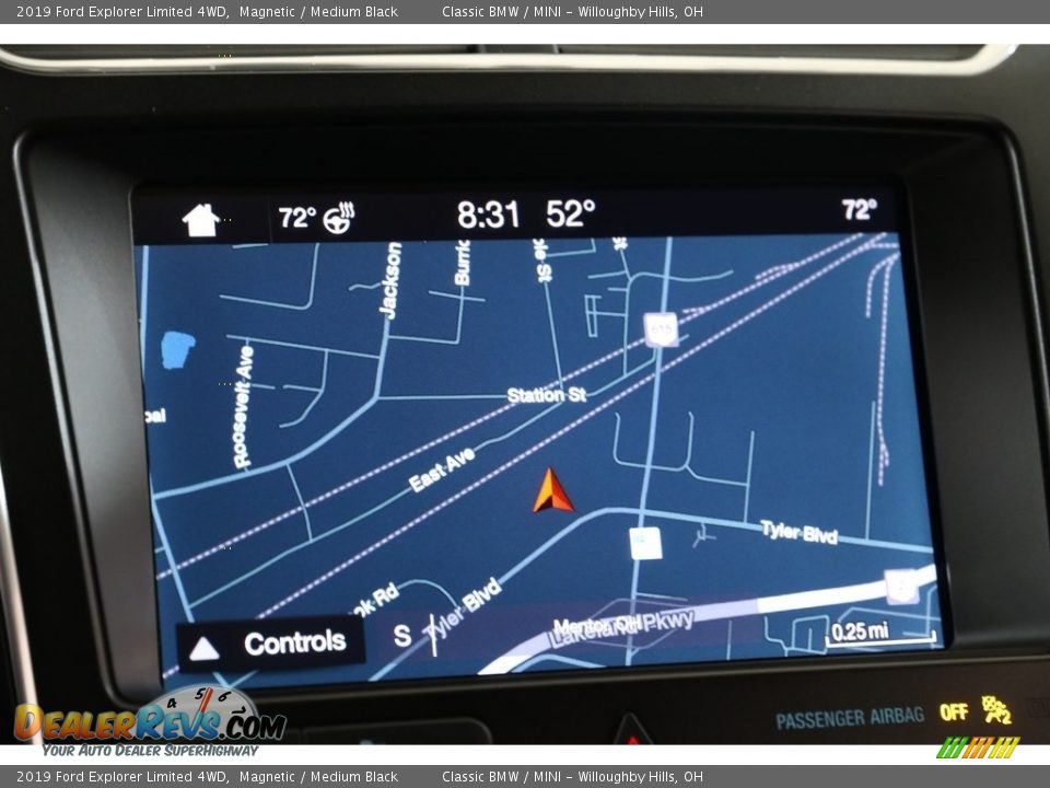 2019 Ford Explorer Limited 4WD Magnetic / Medium Black Photo #12