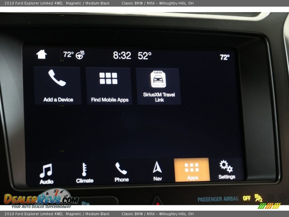 2019 Ford Explorer Limited 4WD Magnetic / Medium Black Photo #13