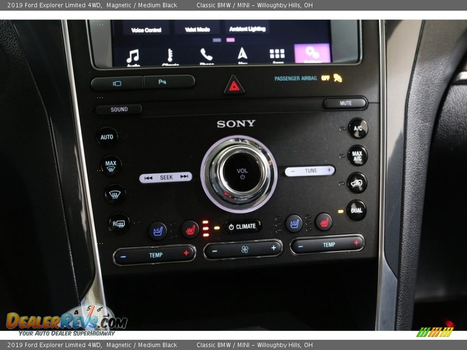 2019 Ford Explorer Limited 4WD Magnetic / Medium Black Photo #16