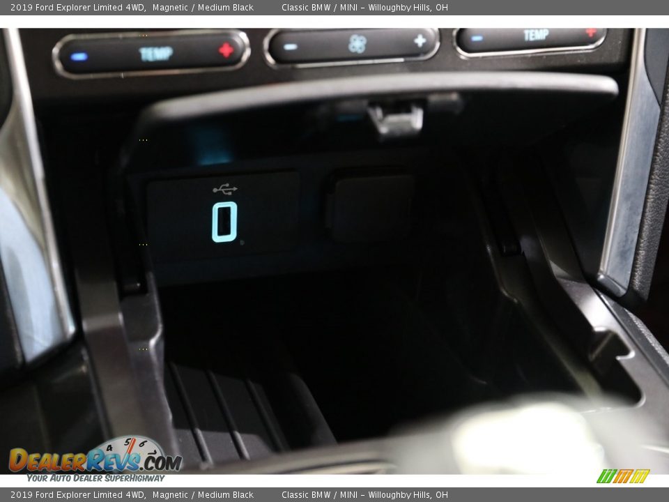 2019 Ford Explorer Limited 4WD Magnetic / Medium Black Photo #18