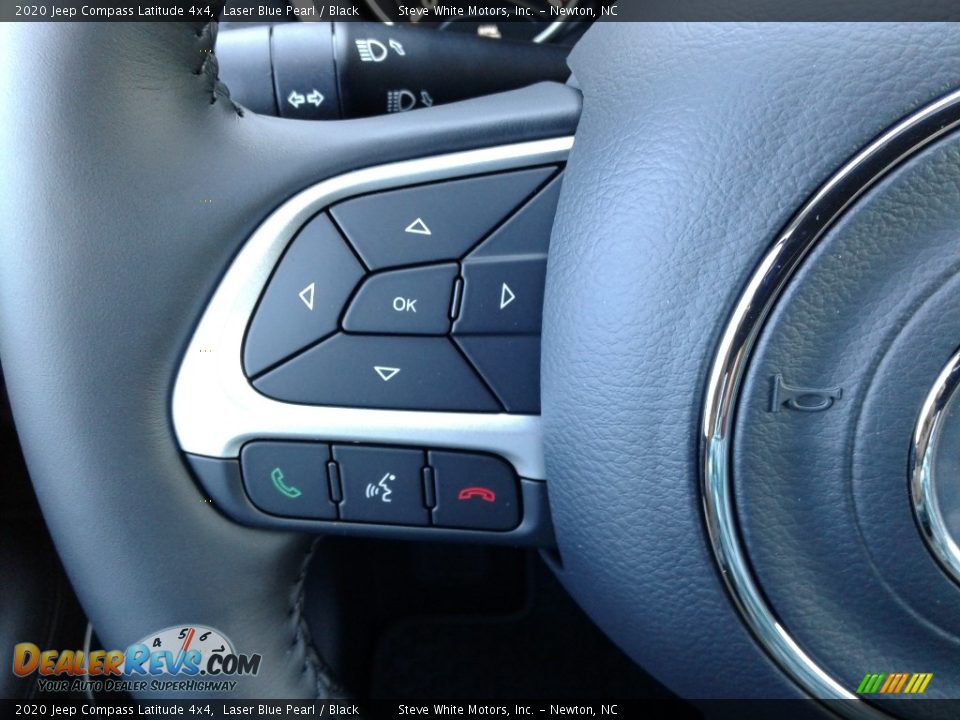 2020 Jeep Compass Latitude 4x4 Laser Blue Pearl / Black Photo #17