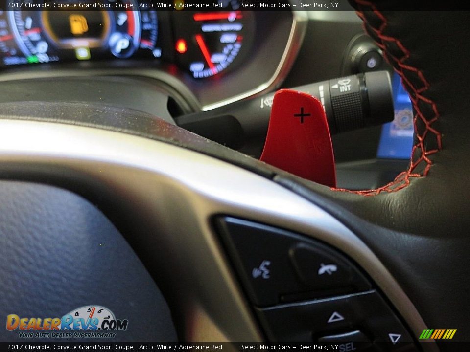 2017 Chevrolet Corvette Grand Sport Coupe Arctic White / Adrenaline Red Photo #30