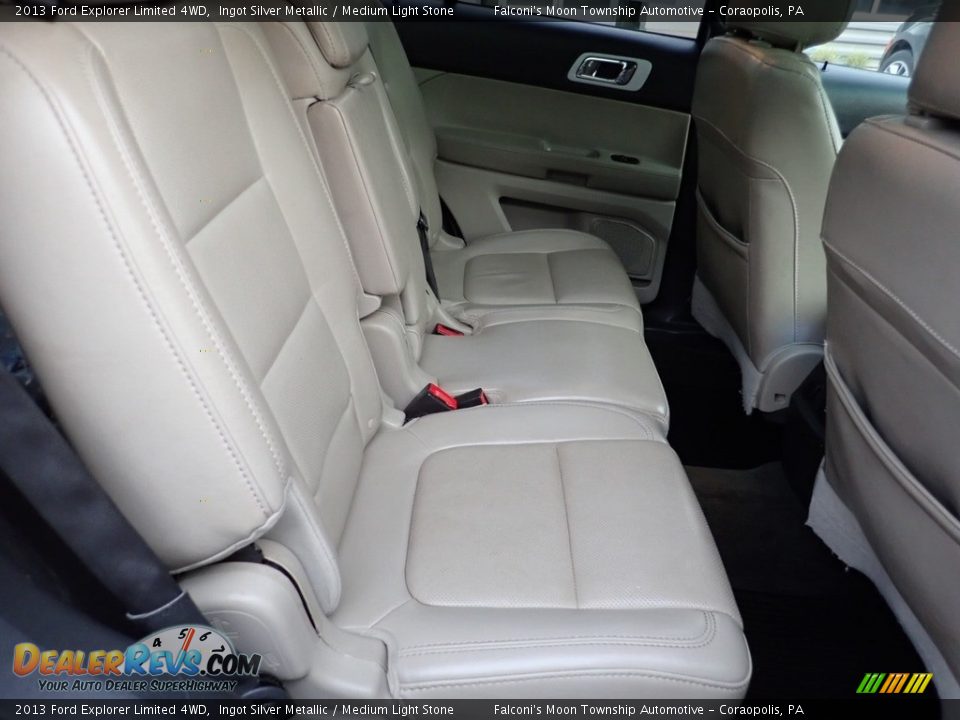 2013 Ford Explorer Limited 4WD Ingot Silver Metallic / Medium Light Stone Photo #14