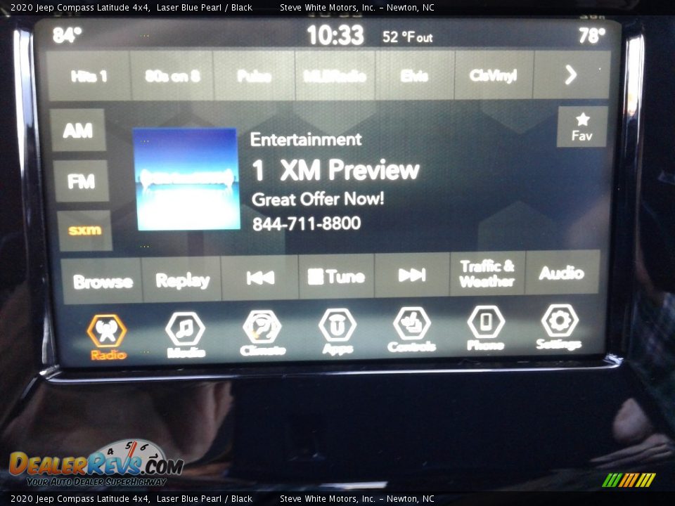 2020 Jeep Compass Latitude 4x4 Laser Blue Pearl / Black Photo #21