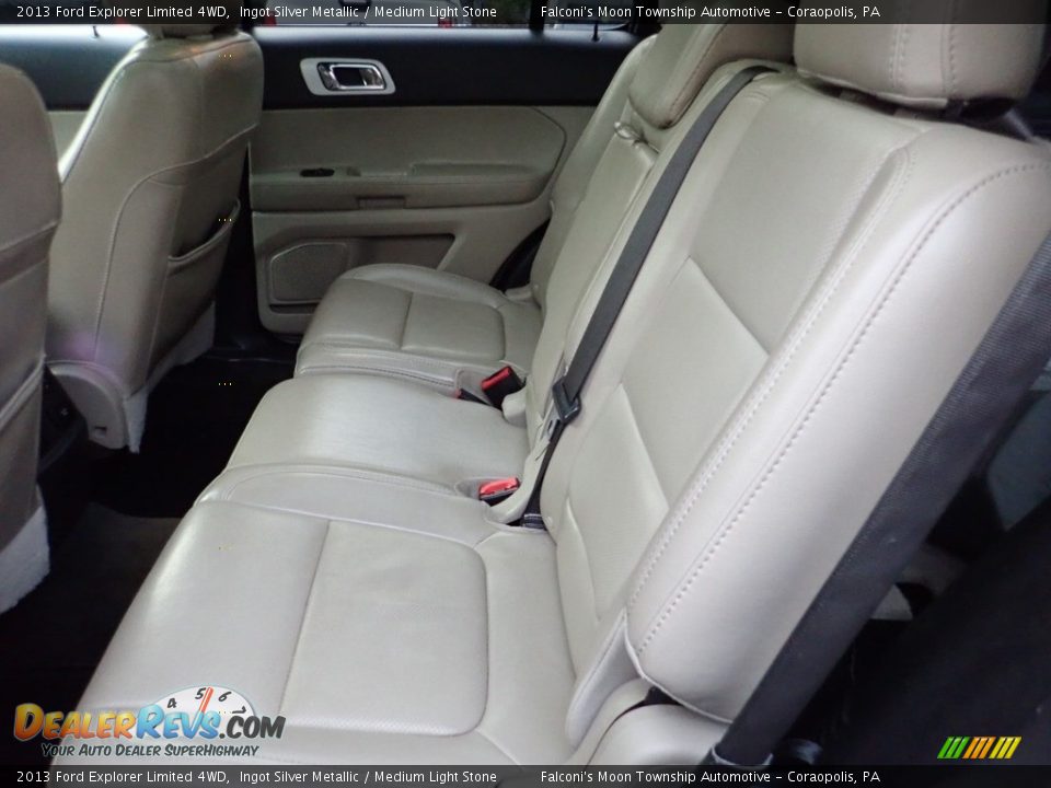 2013 Ford Explorer Limited 4WD Ingot Silver Metallic / Medium Light Stone Photo #16