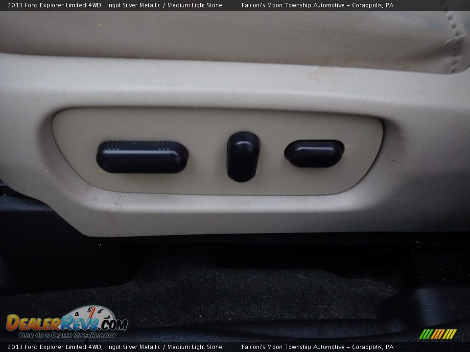 2013 Ford Explorer Limited 4WD Ingot Silver Metallic / Medium Light Stone Photo #19