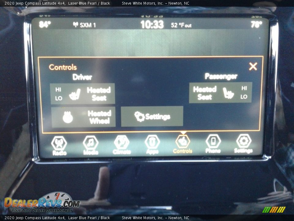 2020 Jeep Compass Latitude 4x4 Laser Blue Pearl / Black Photo #24