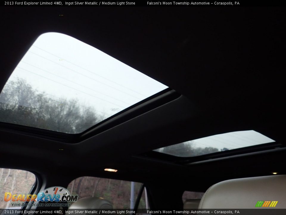 2013 Ford Explorer Limited 4WD Ingot Silver Metallic / Medium Light Stone Photo #20
