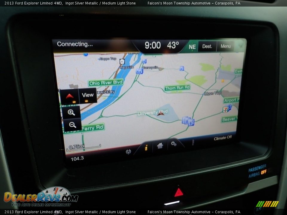 2013 Ford Explorer Limited 4WD Ingot Silver Metallic / Medium Light Stone Photo #21