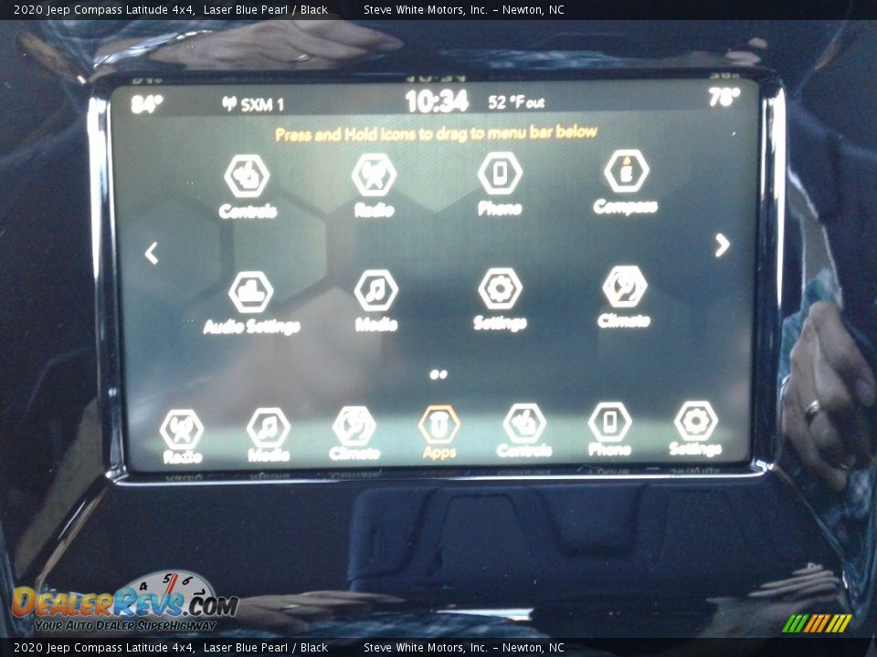 2020 Jeep Compass Latitude 4x4 Laser Blue Pearl / Black Photo #25