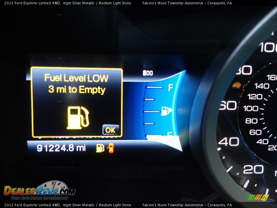 2013 Ford Explorer Limited 4WD Ingot Silver Metallic / Medium Light Stone Photo #24