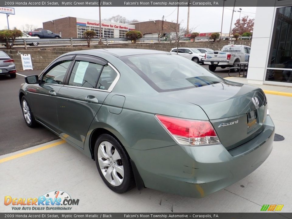 2009 Honda Accord EX Sedan Mystic Green Metallic / Black Photo #3