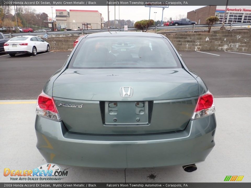 2009 Honda Accord EX Sedan Mystic Green Metallic / Black Photo #4