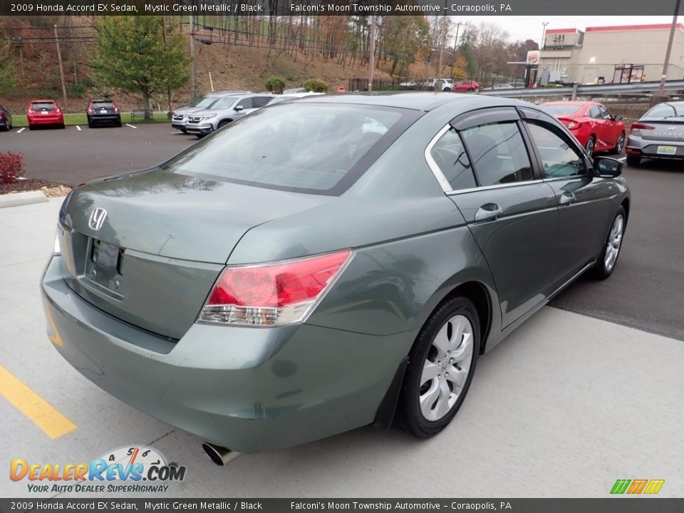 2009 Honda Accord EX Sedan Mystic Green Metallic / Black Photo #5