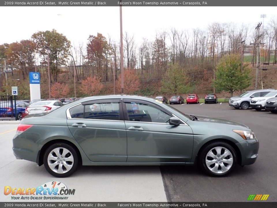 2009 Honda Accord EX Sedan Mystic Green Metallic / Black Photo #6