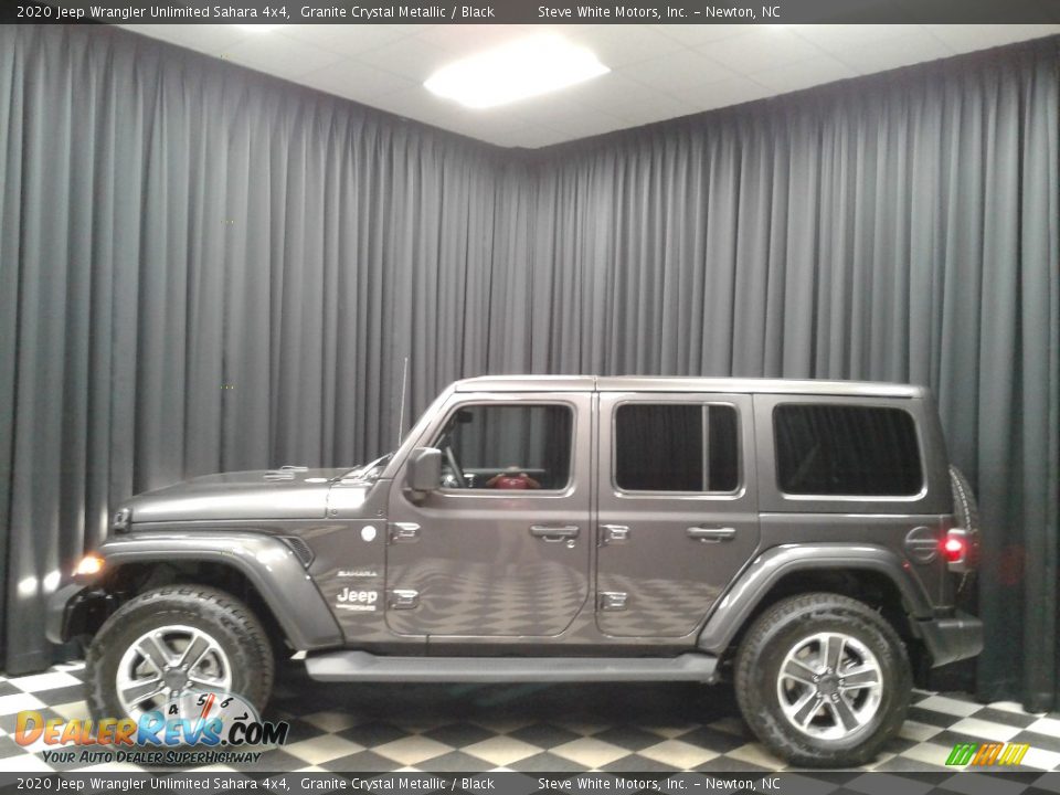 2020 Jeep Wrangler Unlimited Sahara 4x4 Granite Crystal Metallic / Black Photo #1