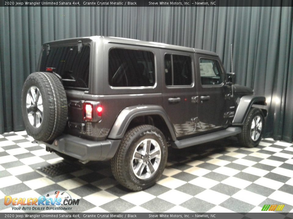 2020 Jeep Wrangler Unlimited Sahara 4x4 Granite Crystal Metallic / Black Photo #6