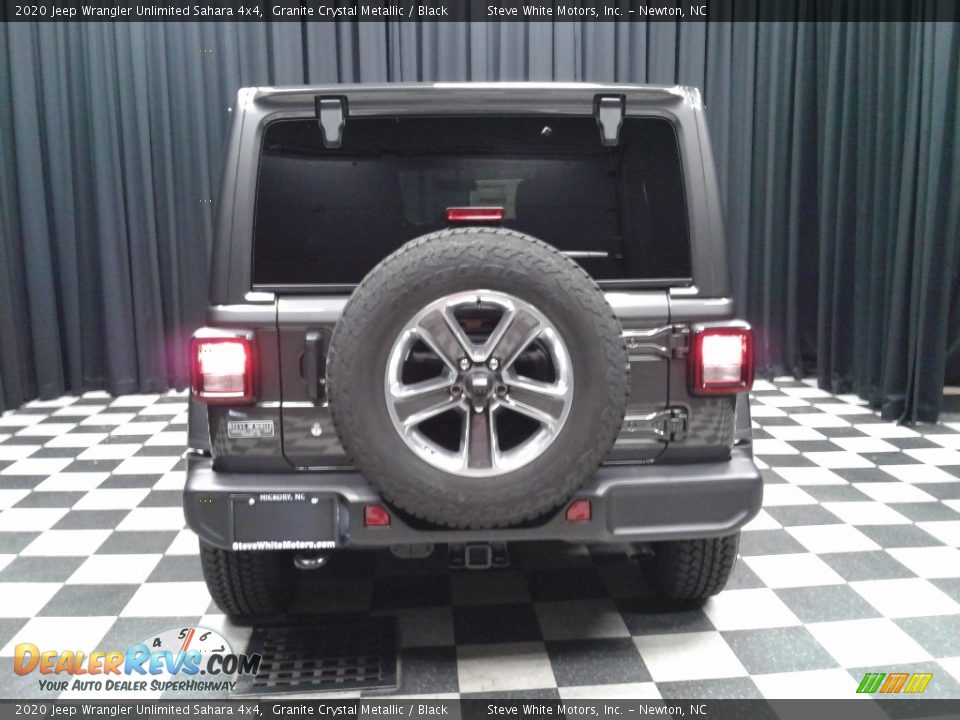 2020 Jeep Wrangler Unlimited Sahara 4x4 Granite Crystal Metallic / Black Photo #7